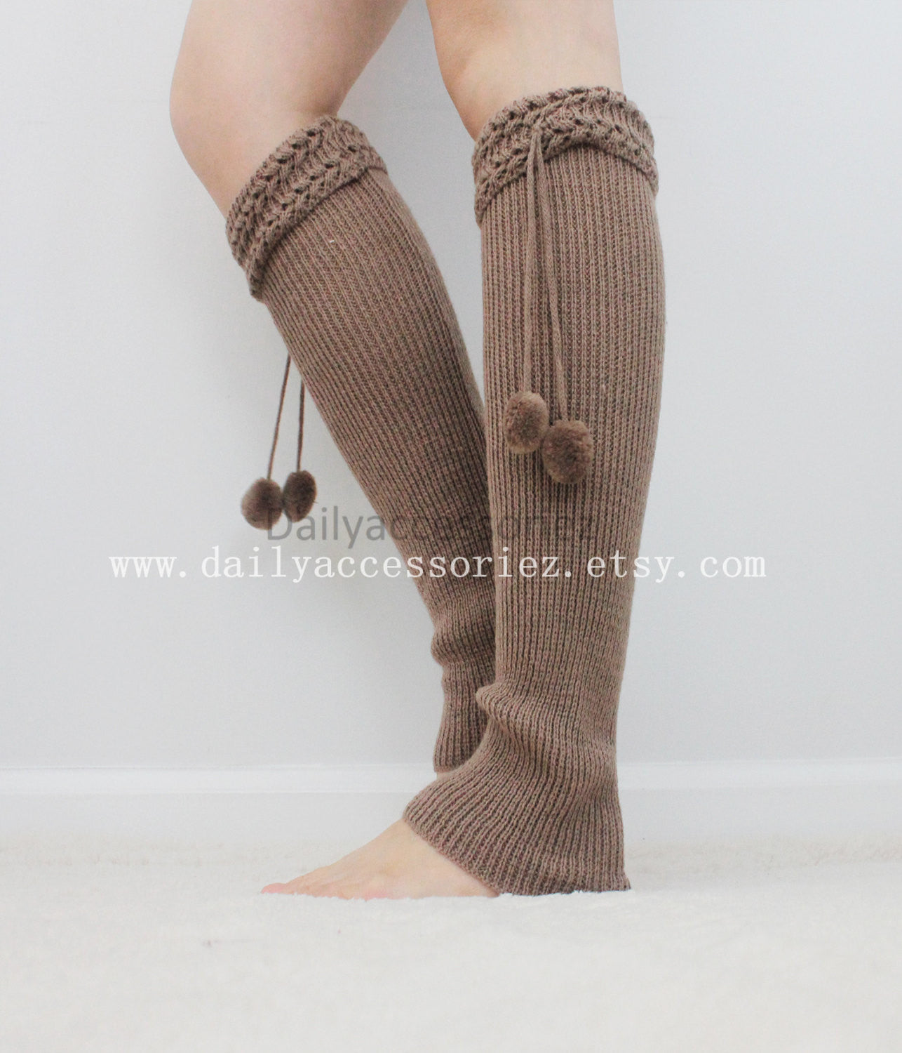 heather gray womens leg warmers - Bean Concept - Etsy