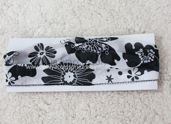 Flower workout headband - Bean Concept - Etsy