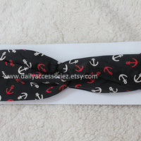 anchor workout headband - Bean Concept - Etsy