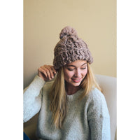 Ivory Pom Pom Beanie - Bean Concept - Etsy