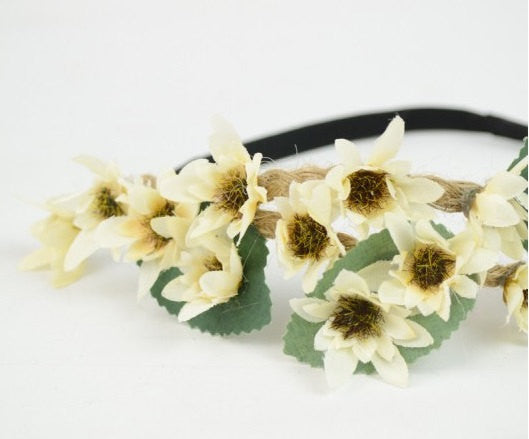 pink flower headpiece - Bean Concept - Etsy