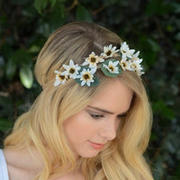 pink flower headpiece - Bean Concept - Etsy