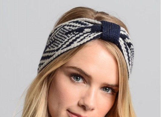 Gray Knitted Headband - Bean Concept - Etsy