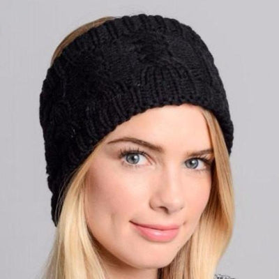 Black Winter Headband - Bean Concept - Etsy