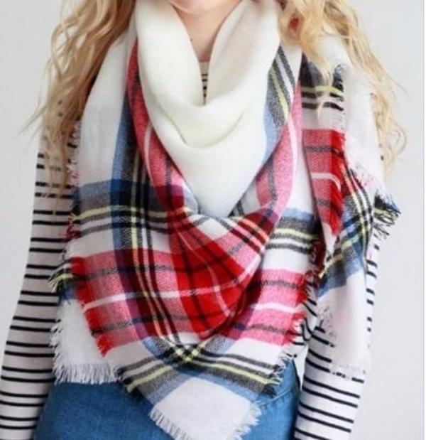 Tartan Blanket Scarf - Bean Concept - Etsy