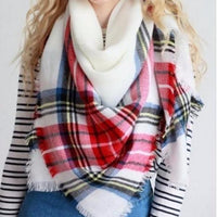 Tartan Blanket Scarf - Bean Concept - Etsy