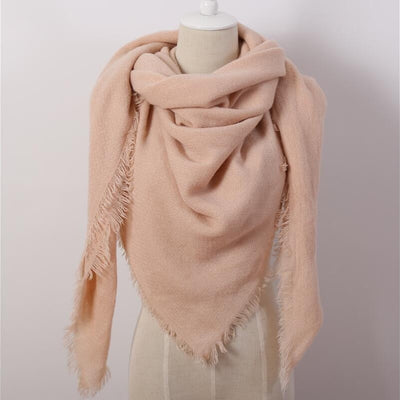 Blush Pink Blanket Scarf - Bean Concept - Etsy