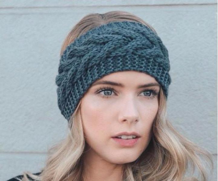 Gray Winter Headband - Bean Concept - Etsy