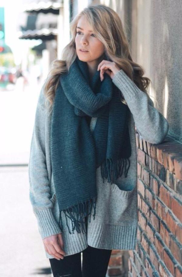 Soft Basic Winter Scarf - Bean Concept - Etsy