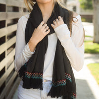 Ivory Fringe Scarf - Bean Concept - Etsy