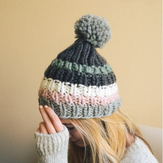 Red Pom Pom Ball Beanie - Bean Concept - Etsy
