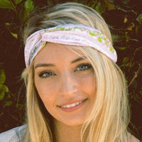 Aztec floral print headband - Bean Concept - Etsy