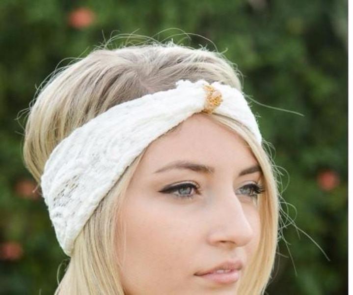 ivory knot headband - Bean Concept - Etsy