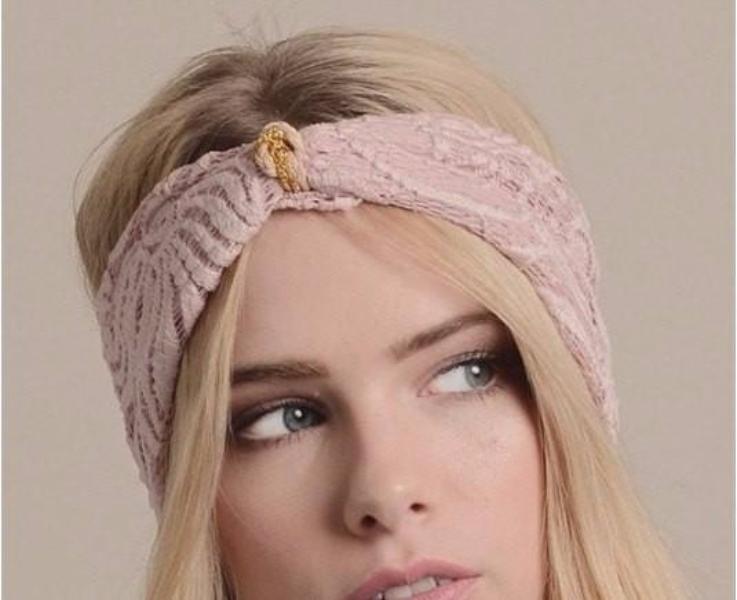 Black gold knot headband - Bean Concept - Etsy