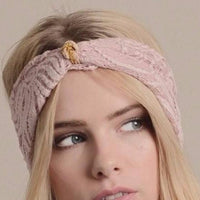 Black gold knot headband - Bean Concept - Etsy