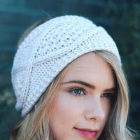 Brown Cable Knit Headband - Bean Concept - Etsy
