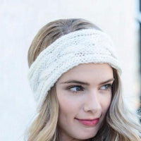 Black Cable Knit Ear Warmers - Bean Concept - Etsy