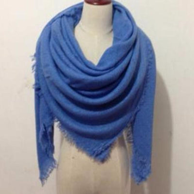 Blue Blanket Scarf - Bean Concept - Etsy