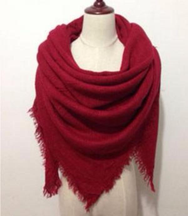 Blue Blanket Scarf - Bean Concept - Etsy