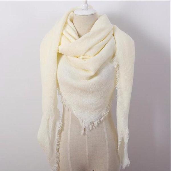 Blue Blanket Scarf - Bean Concept - Etsy