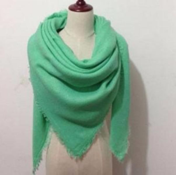 Green Blanket Scarf - Bean Concept - Etsy
