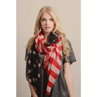 Vintage American Flag Infinity Scarf - Bean Concept - Etsy