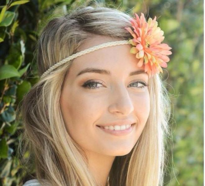 Yellow daisy flower headband - Bean Concept - Etsy