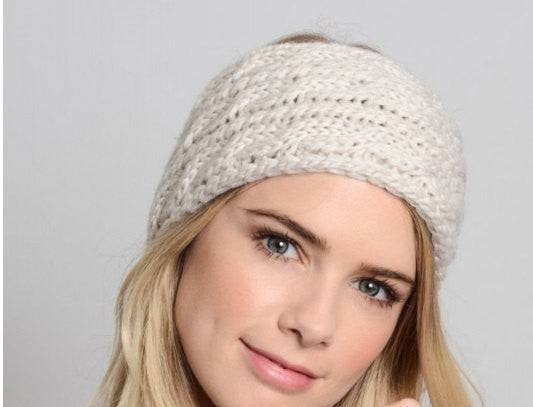 Red Knitted Headband - Bean Concept - Etsy