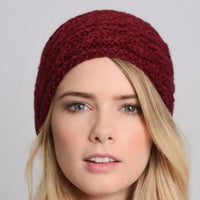 Red Knitted Headband - Bean Concept - Etsy