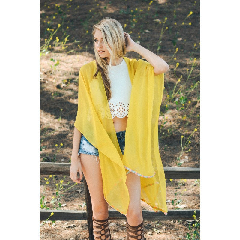 Yellow Kimono - Bean Concept - Etsy