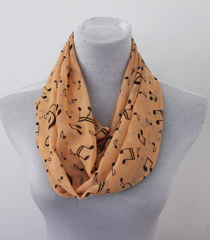 Piano Sheet Scarf - Bean Concept - Etsy