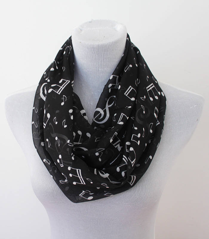 Piano Sheet Scarf - Bean Concept - Etsy
