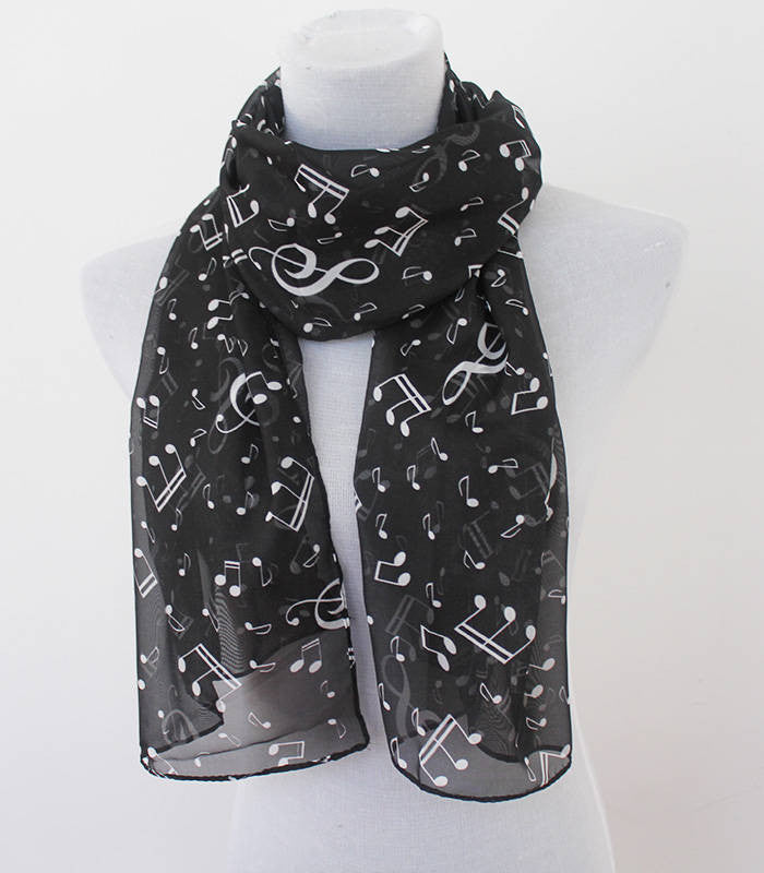 Piano Sheet Scarf - Bean Concept - Etsy