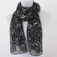 Piano Sheet Scarf - Bean Concept - Etsy