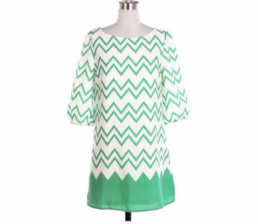 Mint Chevron Blouse - Bean Concept - Etsy
