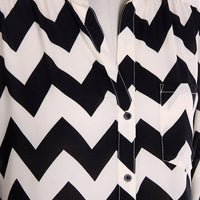 Pink Chevron Blouse - Bean Concept - Etsy