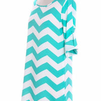 Chevron Blouse with Sleeves - Bean Concept - Etsy