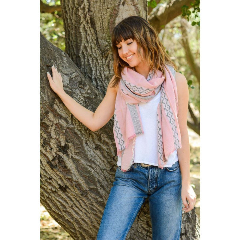 Pink Scarf - Bean Concept - Etsy