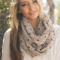 Blue Flower Scarf - Bean Concept - Etsy