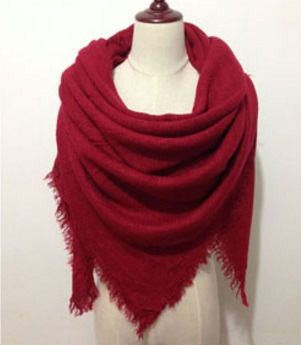 Light Gray Blanket Scarf - Bean Concept - Etsy
