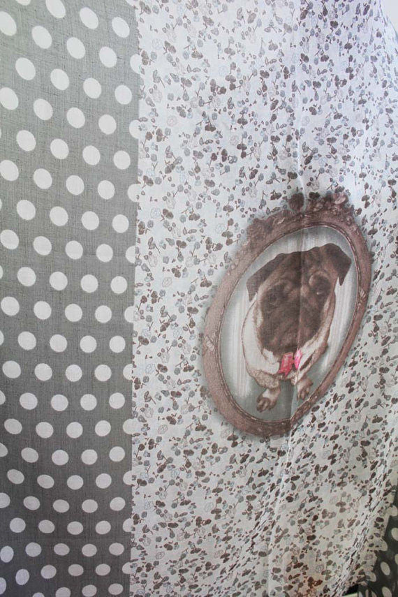 Pug Dog Scarf - Bean Concept - Etsy
