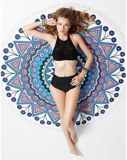Mandala Beach Towel - Bean Concept - Etsy
