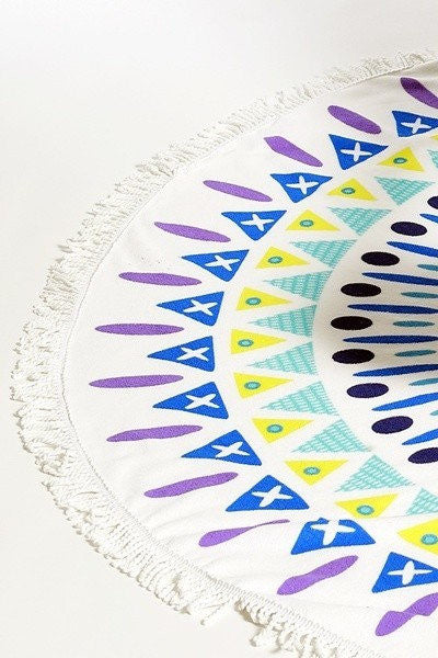 Mandala Beach Towel - Bean Concept - Etsy