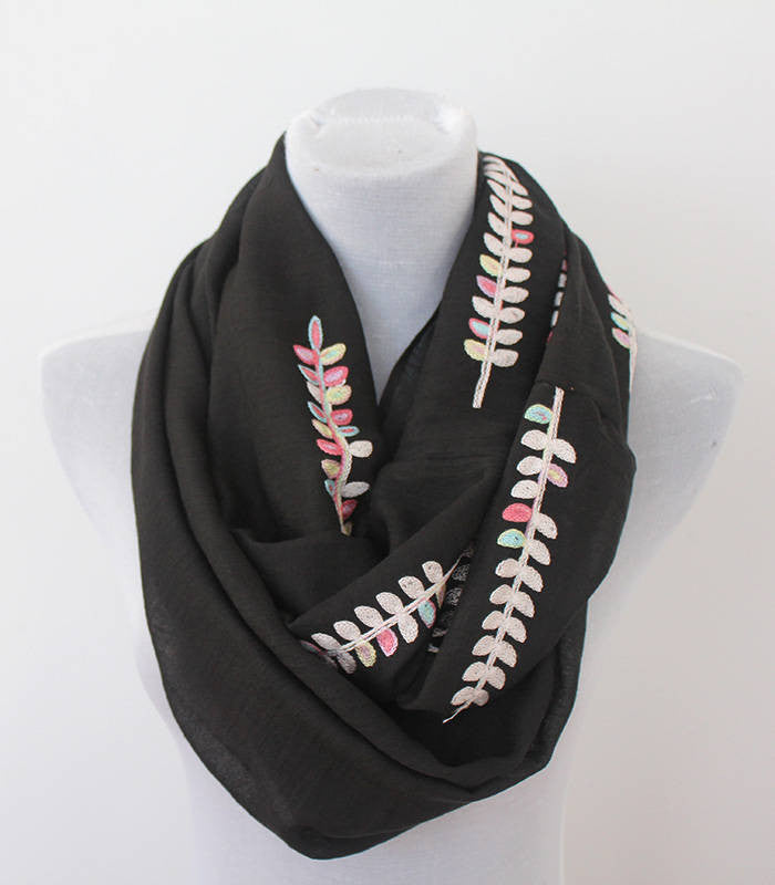 Leaf Scarf - Bean Concept - Etsy