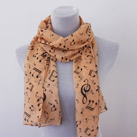 Piano Sheet Scarf - Bean Concept - Etsy