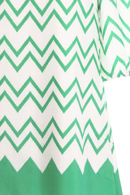 Mint Chevron Blouse - Bean Concept - Etsy