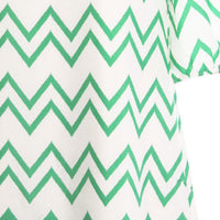 Mint Chevron Blouse - Bean Concept - Etsy