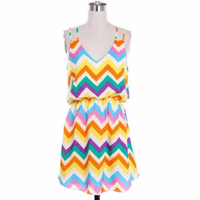 chevron dress summer dresses for women - Bean Concept - Etsy
