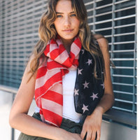 American Flag Scarf, American Flag Infinity Scarf, Military Gift, USA Flag, Americana Decor, Patriotic Decor, Flag Sign, Flag