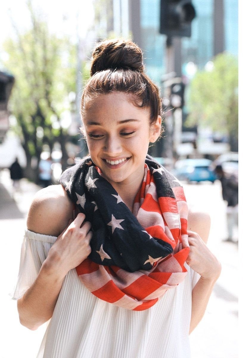 American Flag Scarf